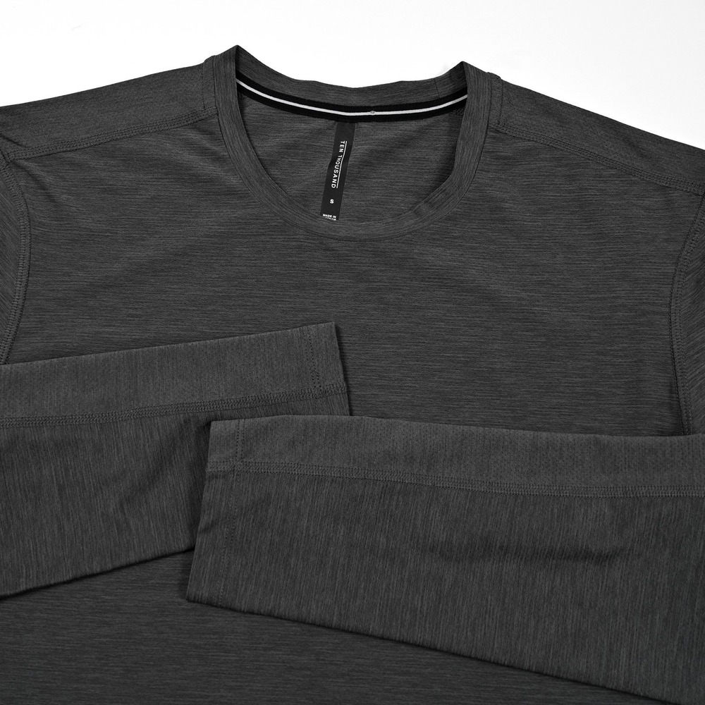 Ten Thousand Versatile Shirt Mens Small Gray Long Sleeve LS Active Stretch